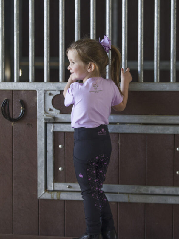 Kids Classic Navy Tights - Crown Equestrian